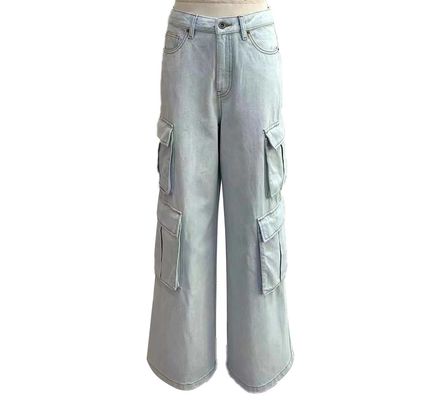 Jeans de pernas largas com cintura alta para uma silhueta lisonjeira