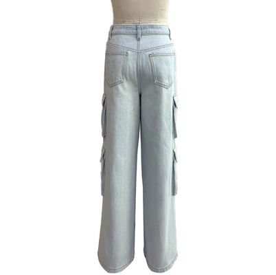 Jeans de pernas largas com cintura alta para uma silhueta lisonjeira