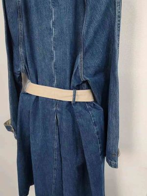 Vestido de denim de tecido suave e delicado Vestido de jeans para uma sensação confortável